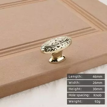 Золотая латунная ручка KEDLO для шкафа