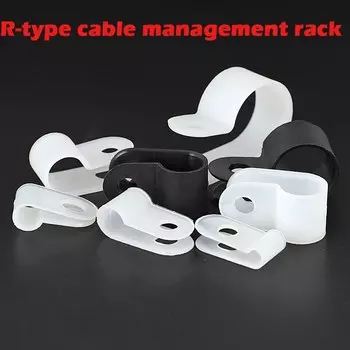 KEETOGETHER пластиковые зажимы для проводов U-образные 10 шт