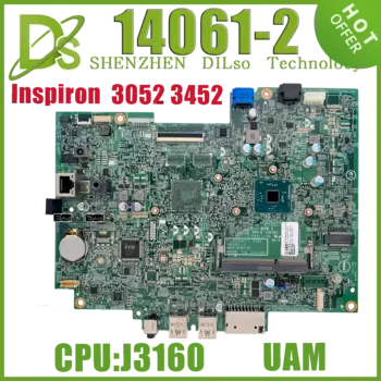 KEFU Inspiron 3452 материнская плата для ноутбука DELL Vostro 3052 14061-2 AIO все-в-одном J3160-CPU материнская плата UMA 100% ТЕСТ ОК