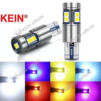 KEIN 2 шт. CANBUS T10 Led W5W Автомобильные светодиодные фонари T4W BA9S H21W BAX9S BAY9S Габаритный парковочный хвост для VW Лампа указателей поворота
