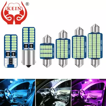 KEIN 2 шт. SV8.5 C5W Led BA9S C10W T10 теплый белый гирлянда для чтения 28 мм 31 мм 36 мм 39 мм 41 мм Автомобильный Интерьер Лампа 12 В 24 В