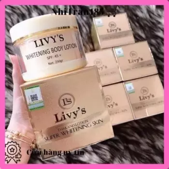 KEM DUONG TRANG BODY CAO CAP LIVY'S VANG SPF 45 + лосьон для тела