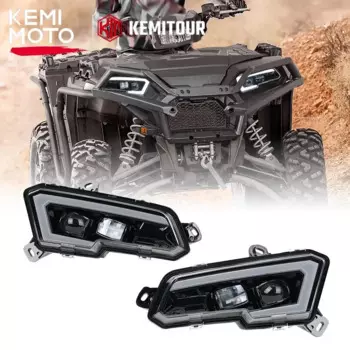 Светодиодная фара KEMIMOTO ATV, совместимая с передним фонарем Polaris Sportsman XP 1000 450 570 850 XP 1000 S 2017-2024 2025 # 2884859