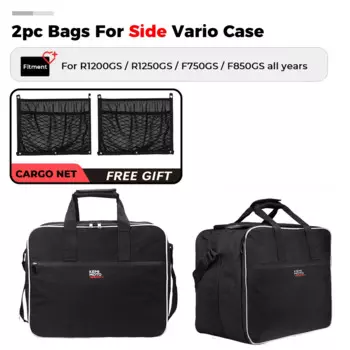 KEMIMOTO мотоциклетный черный боковой чехол для багажа, внутренняя сумка для BMW R1200GS LC R1250GS Adventure F750GS R1250GS F850GS Vario Case