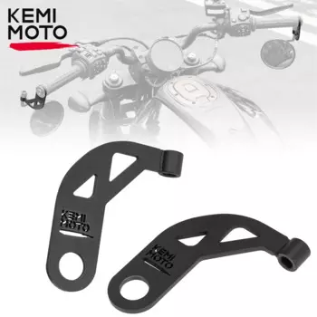 Кронштейн для зеркала заднего вида мотоцикла KEMIMOTO, кронштейн для Sportster S RH 1250 2021-2024, кронштейн для бокового зеркала, мотоциклетные адаптеры