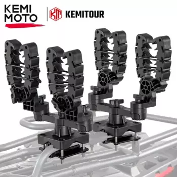 KEMIMOTO UTV ATV двойной пистолет лук стойка держатель для круглый/квадратный бар Регулируемая стрельба V-захват руль мягкая стойка