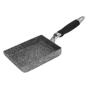 KEMORELA Японская медицинская каменная сковорода черная