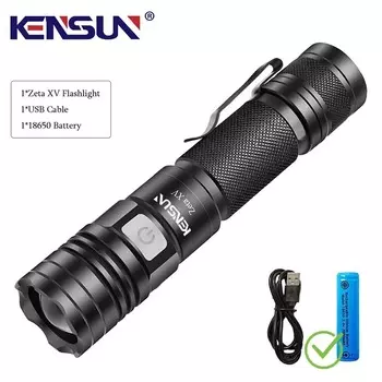 KENSUN Портативный водонепроницаемый фонарик