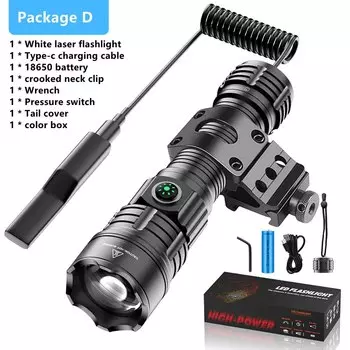 KENSUN Тактический фонарь с телескопическим зумом