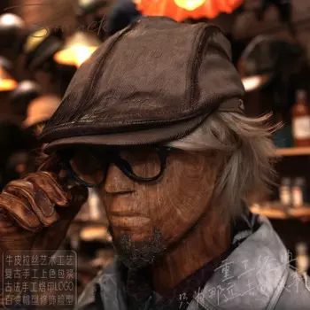 Кепка ручной работы в стиле ретро