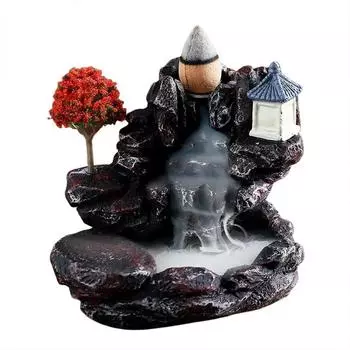 Керамическая благовония с водопадом