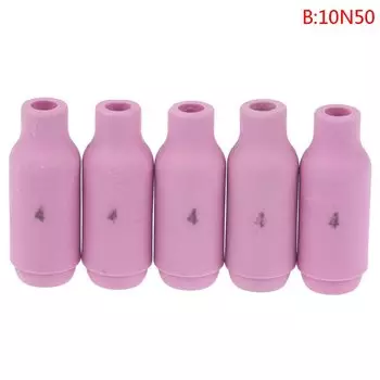 Керамическая чашка для плазменной резки 10N49/50, глиноземная форсунка, чашка для сварки TIG, специальная фарфоровая Форсунка для аргонового дугового сварочного пистолета WP17/18/26