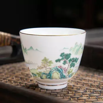 Керамическая чашка RI ONIY TEASET, ручная роспись