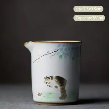 Керамическая чашка с кошкой RI ONIY TEASET