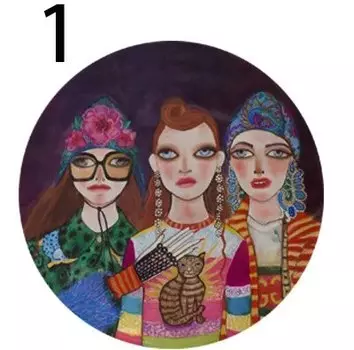 Керамическая декоративная тарелка Wave Risk