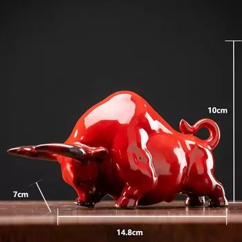Керамическая фигурка быка Vilead