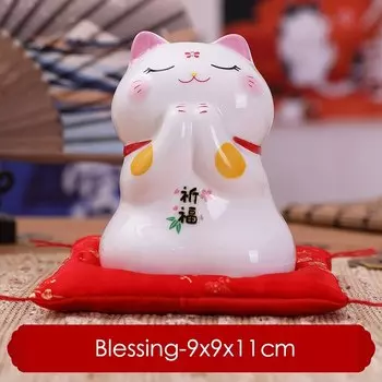 Керамическая копилка Maneki Neko