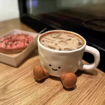 Керамическая кружка для пары с героями мультфильмов