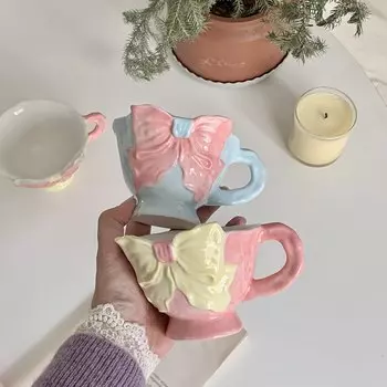 Керамическая кружка Hepburn Polka Blue