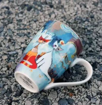 Керамическая кружка Луна Кошка 350 мл