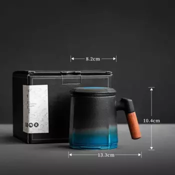 Керамическая кружка с фильтром oeny