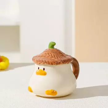 Керамическая кружка с уткой