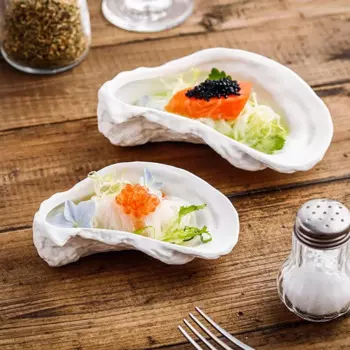 Керамическая миска DIVEDEER в форме устрицы