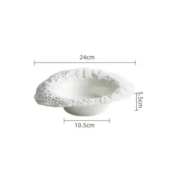 Керамическая овальная тарелка LISM