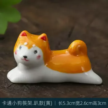 Керамическая подставка для палочек с собачкой