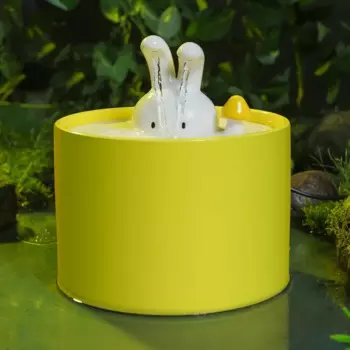 Керамическая поилка для кошек, фонтан, поилки для собак, беспроводной USB-дозатор поилки для собак, декор для помещений, настольный водопад
