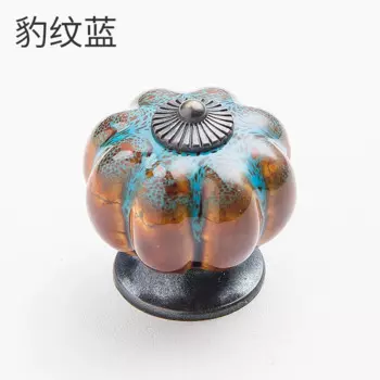 Керамическая ручка для двери тыква