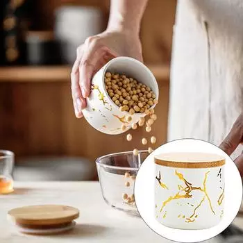 Керамическая сахарница MagiDeal