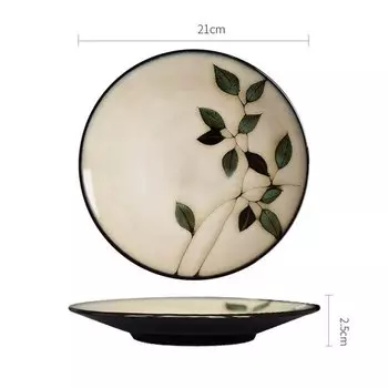 Керамическая тарелка JINGDE CERAMICS круглая