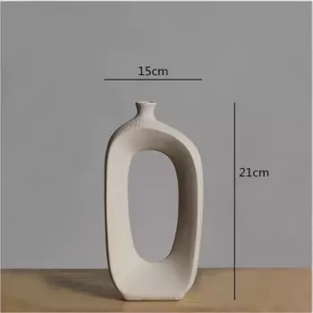 Керамическая ваза для сухих цветов