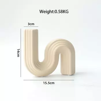 Керамическая ваза скандинавского стиля