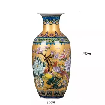 Керамическая ваза в китайском стиле