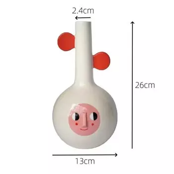 Керамическая ваза в скандинавском стиле