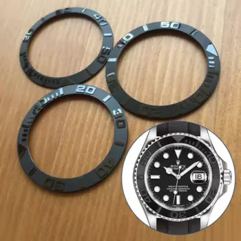 Керамическая вставка безеля 40,2 мм/38,6 мм/38 мм для RLX Rolex Yacht-Master 116655 автоматические часы, инструменты