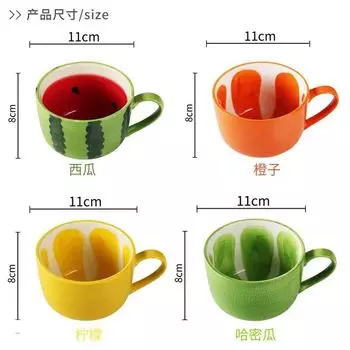 Керамические десертные тарелки Kurisuta набор из 4 штук