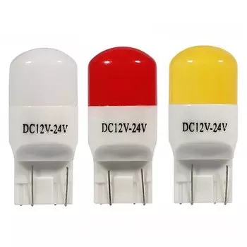 Керамические лампы T20, 2 шт., 7440, W21W, WY21W, 7443, W21/5W, лампа для автомобильных тормозов/фонарей заднего хода/поворота, DRL 3030-SMD12-24V