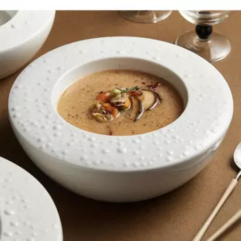 Керамические обеденные тарелки, изоляционный поднос, миски для супа, десертная миска, специальная ресторанная круглая однотонная посуда, тарелка для стейка, пасты