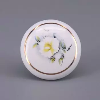 Керамические ручки для шкафов цветочный принт