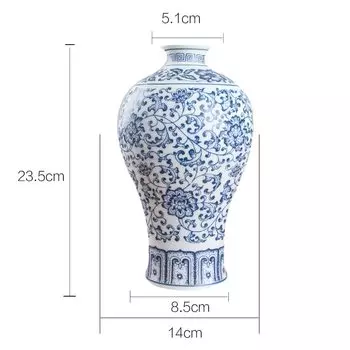 Керамические вазы Цзиндэчжэнь, блокирующий дизайн лотоса