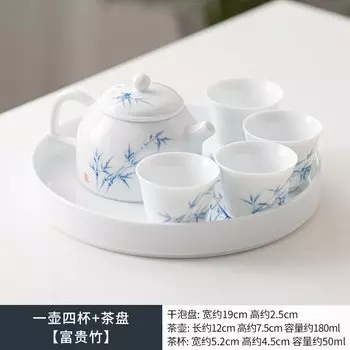 Керамический чайный набор ручной работы