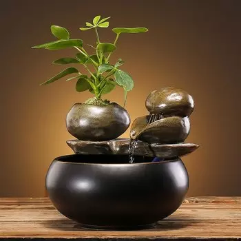 Керамический фонтан для кошек VINRITO