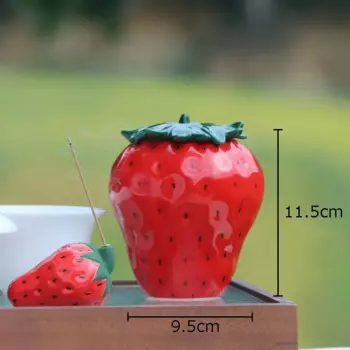 Керамический контейнер для хранения ZIZI FISH, имитация клубники