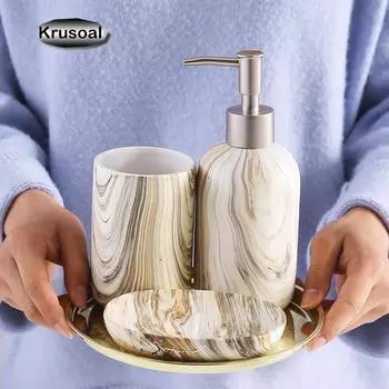 Керамический набор аксессуаров для ванной Krusoal