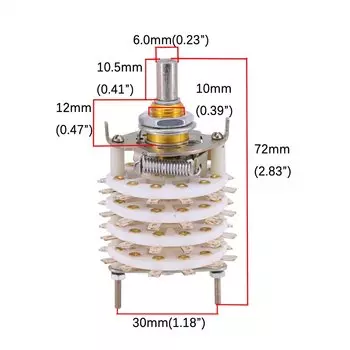 Керамический переключатель JEMOSA KCZ