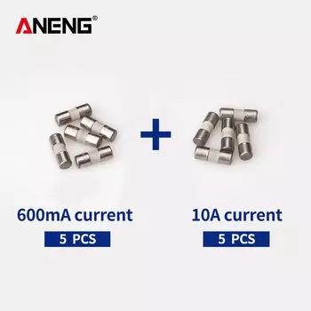 Керамический предохранитель ANENG 600 мА 10 А
