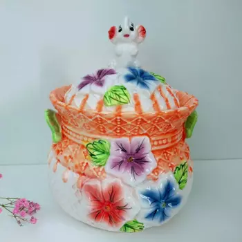 Керамический резервуар для хранения, Европейский рельефный зернистый резервуар, домашние аксессуары, емкость для хранения сахарника, соли, емкость для хранения, украшения для закусок